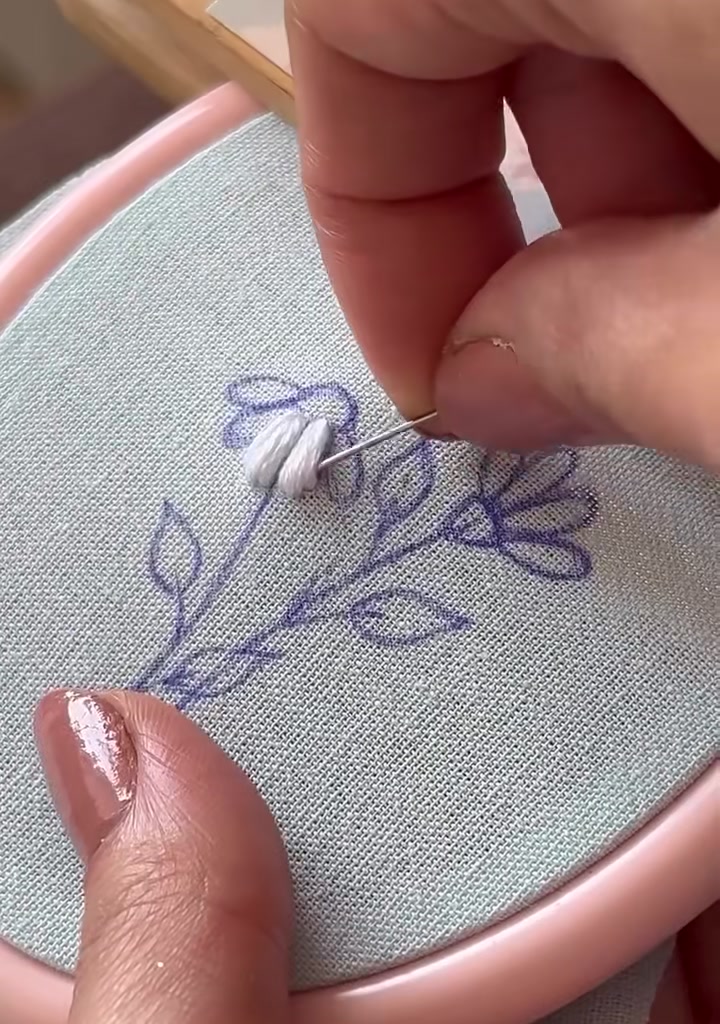 First daisy with all white petals completed