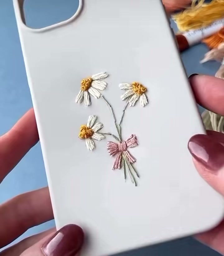 Step 11 — The finished phone case shown from a different angle